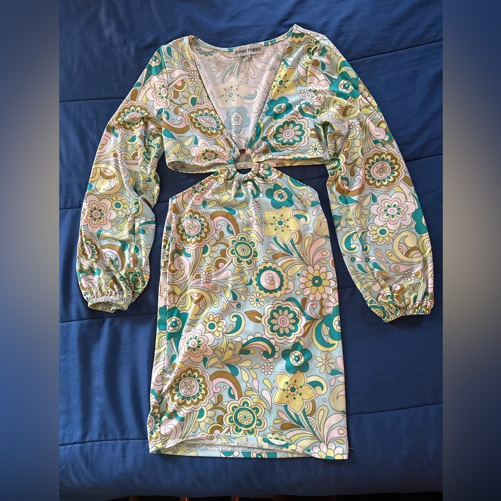 Almost Famous Women's Mini Dress - Green